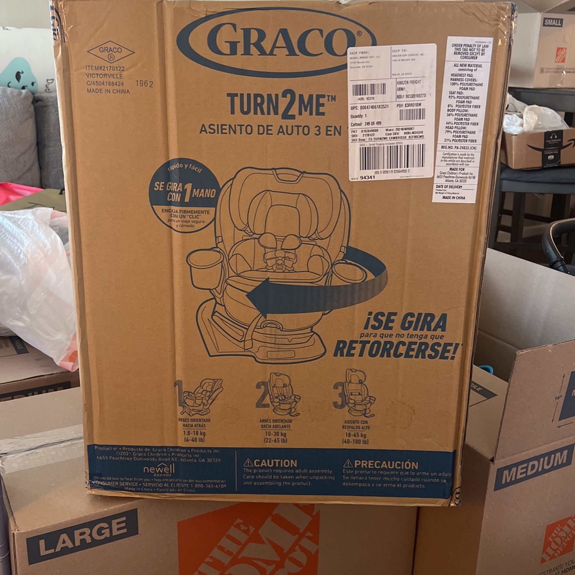 Grace Turn 2 Me Car Seat BRAND NEW