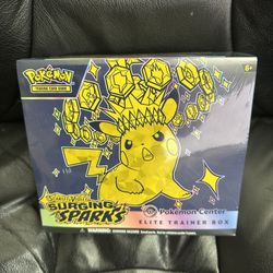 Surging Sparks Elite Trainer Box ETB Pokémon Center