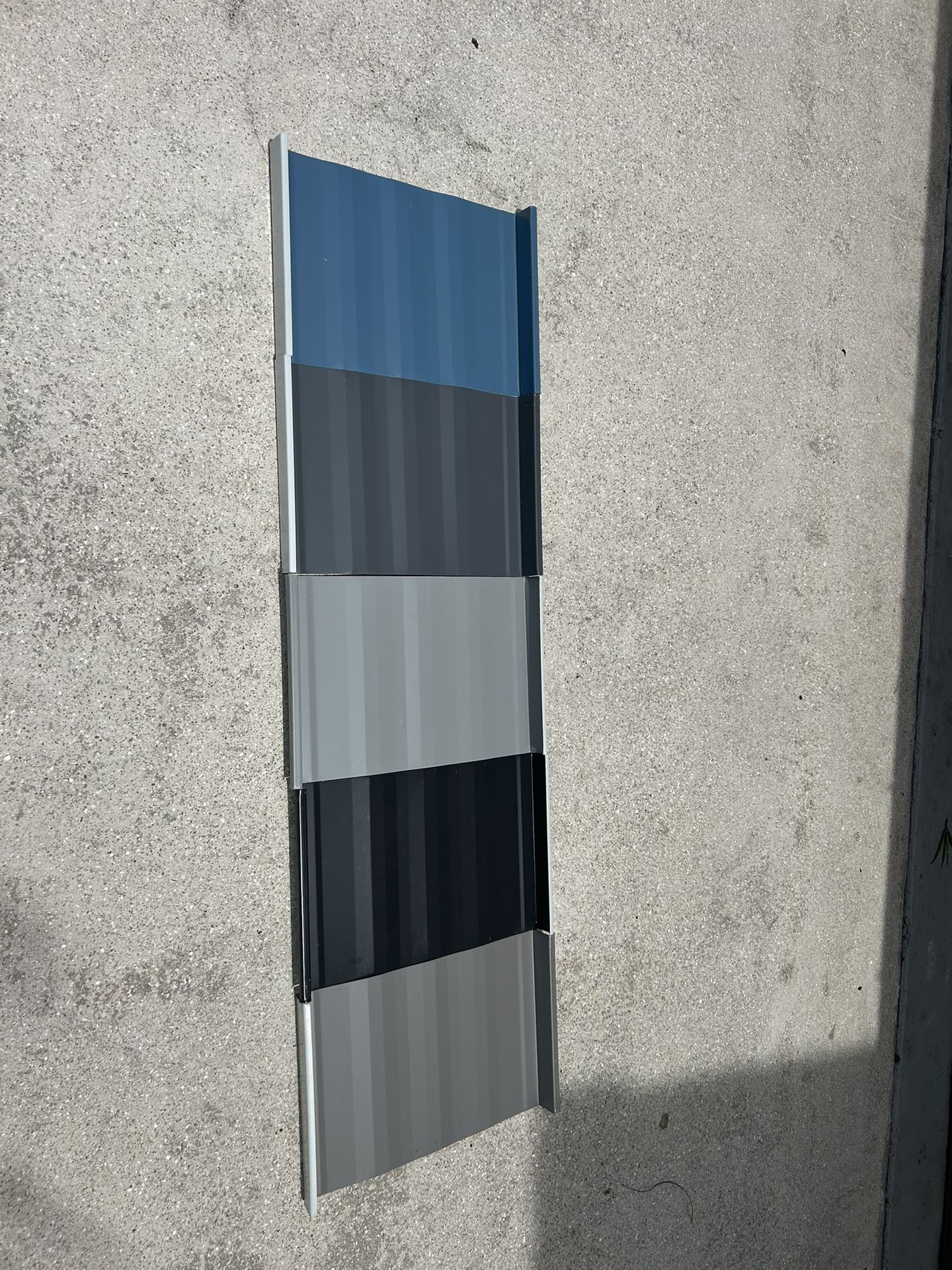 5 Metal Roof Samples