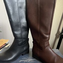 Black And Brown Boots 