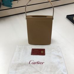 Cartier Clutch Beige Bag