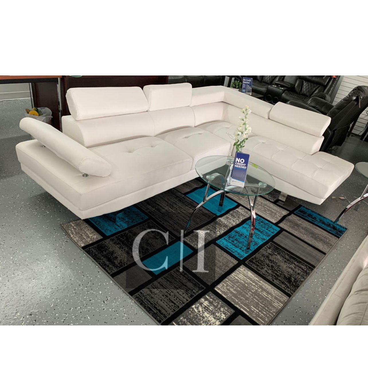 New White Sectional Sofa Couch
