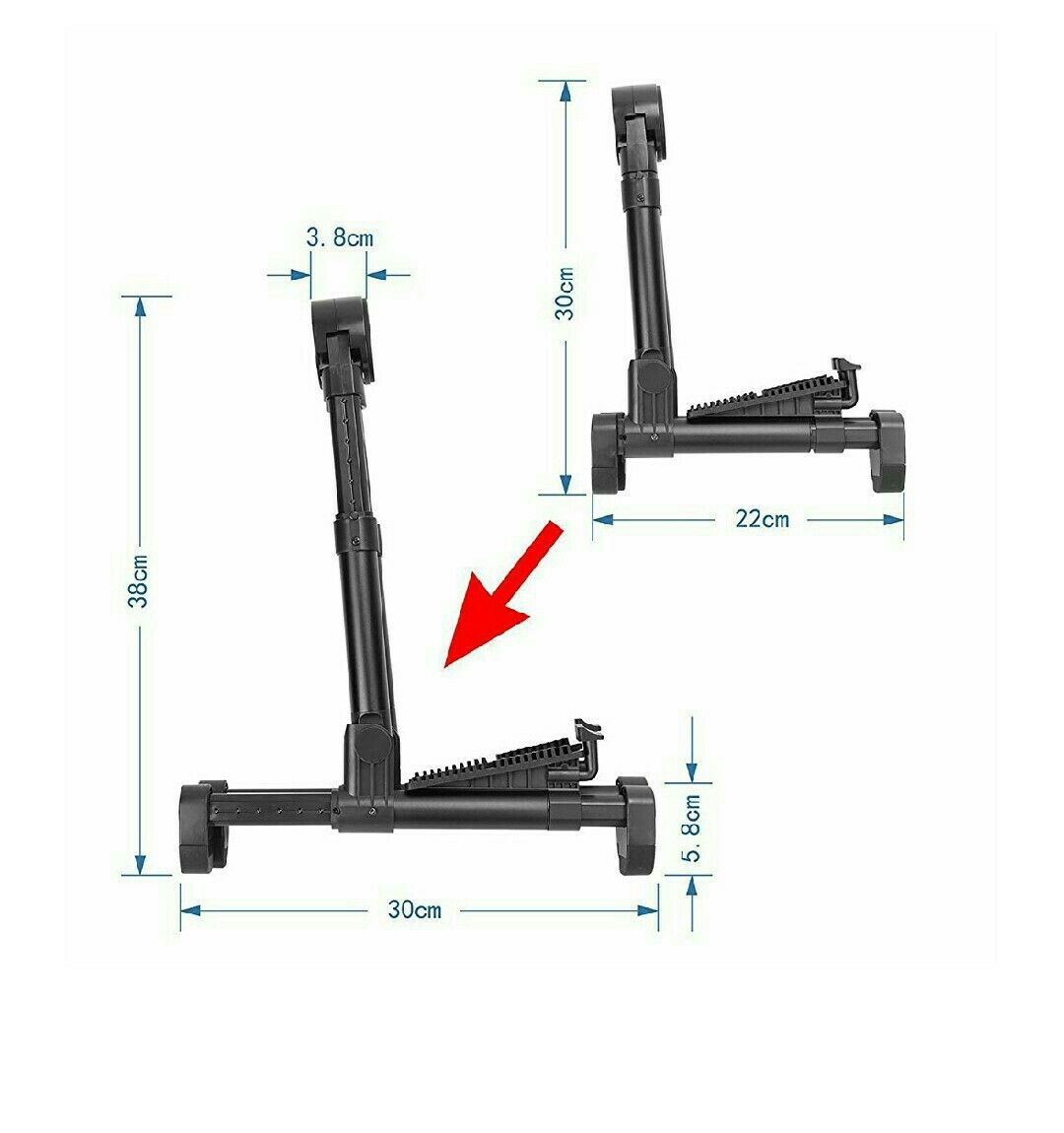 Fzone Guitar Stand for Acoustic and Electric Guitars, Bass, Ukulele