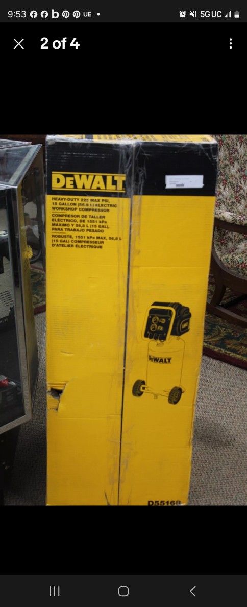 Dewalt Air Compressor New 