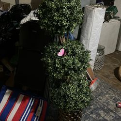 decoración arbolito artificial 