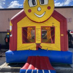 Happyface Train Bounce House