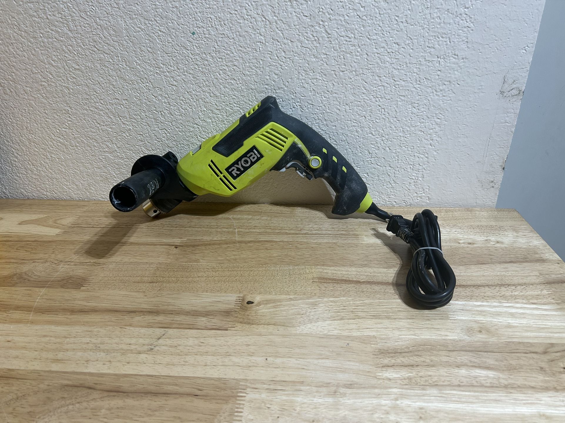Ryobi Electric Corded Drill Variable Speed Used In Good Working Condition