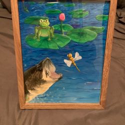 Painting Jumping Bass