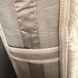 Free Queen Mattress + Metal Bed Frame Platform – Full Setup (Ready to Use)