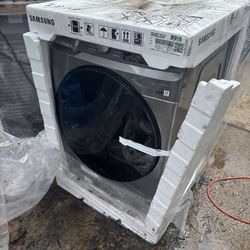 Samsung Smart Washer And Dryer Set 