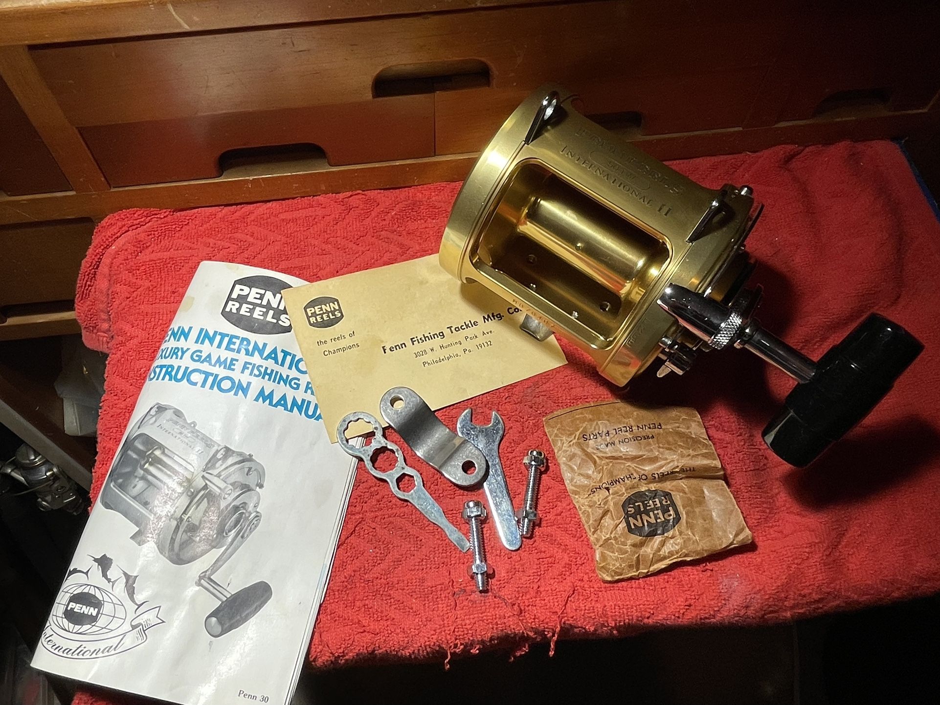 brand new never used Penn International 50 TW fishing, trolling Reel.