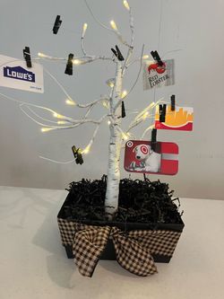 Lighted  G. C. Tree Basket