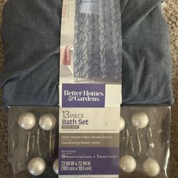 Bathroom Curtain Set 