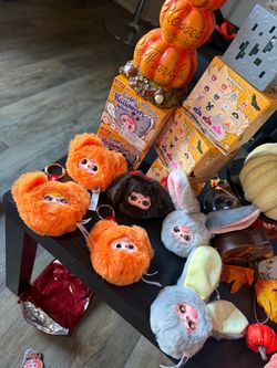 Halloween head plushies