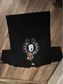 Black bape chrome hearts tee
