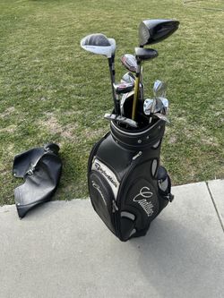 Golf Club Set Taylormade Cadillac Bag Titleist Irons Ping Putter