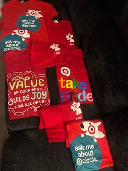 Target T- Shirt Bundle, Sizes S & L