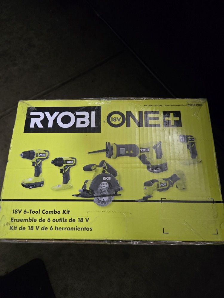 Ryobi 6 Tool Combo Kit 18v