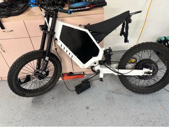 Stealth Bomber 45-55mph bike 84v battery