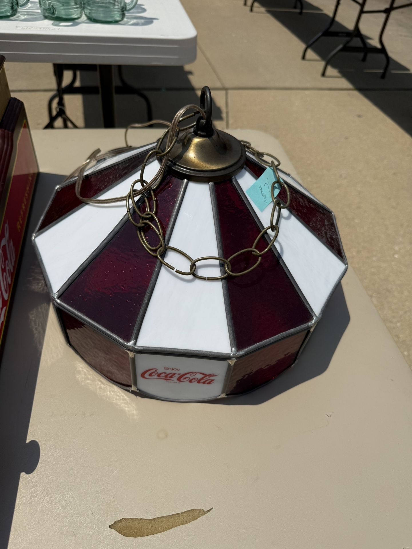 Coca Cola Hanging Victorian Style Light