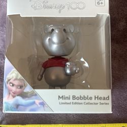 DISNEY 100 MINI BOBBLE HEAD COLLECTOR SERIES WINNIE The POOH LIMITED EDITION New  Greetings, this collectible is new and hard to find. Please see phot
