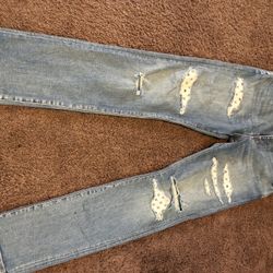 Amiri (Thrasher Skinny Jeans White Bandana)