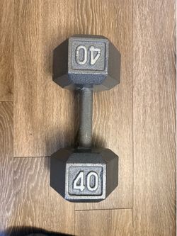 Brand New 40 lbs single Hex Dumbbell