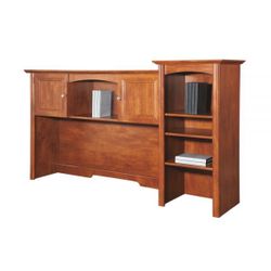 Broadstreet 65"W Hutch For U-Shaped Desk, Maple