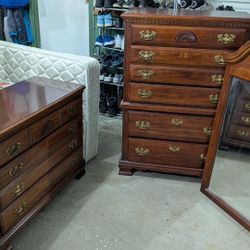 Dresser Set With Mirror 