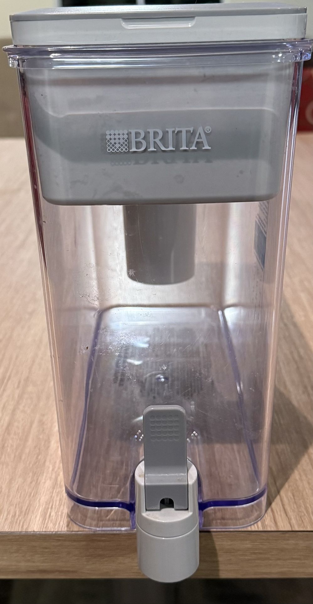 Brita UltraMax large (27-cup) water dispenser for a countertop.