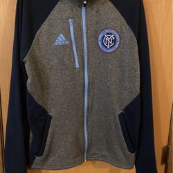 Adidas New York City Football Club Zip Up Sweater