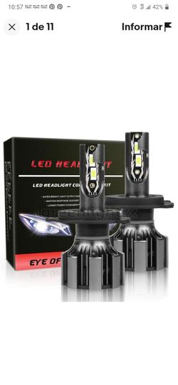 9003/H4 LED Headlight Bulbs Conversion Kit 120W High-Low Beam 6000K Bright White