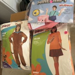 Halloween Costumes (lots) Scooby Doo, Minecraft 