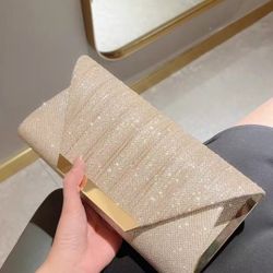 🔥2025 New European And American Style Princess Bag! Sequin Pleated Shoulder Bag, Gold, Silver And Black Colors Available✨✨