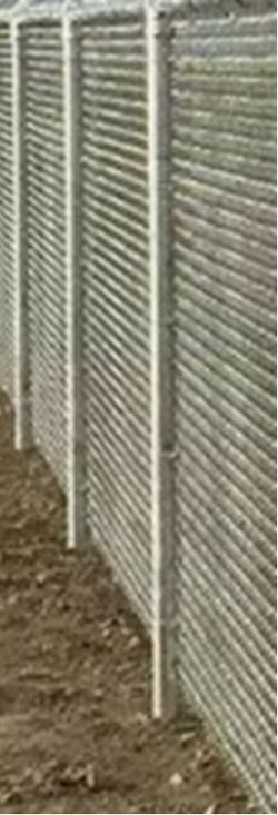 6' tall x 100'+ long heavy duty chain link fence