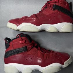 Red Jordan 6 Shoes