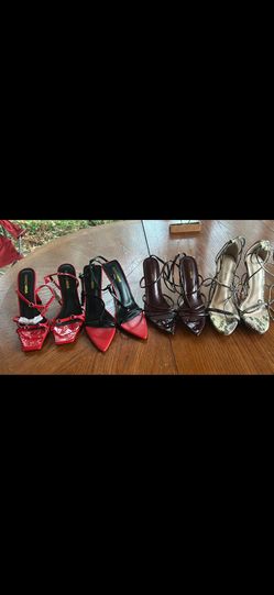 4 Pair Shoes New Size 9 $10 Each Or 4 $35
