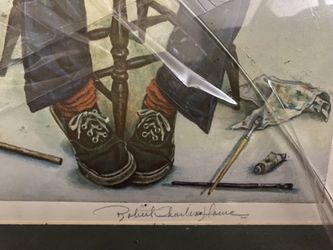 Hand Signed Robert Charles Howe 129/2000 Norman Rockwell Saturday Evening Post