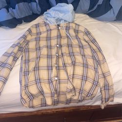 Flannel With Hoodie