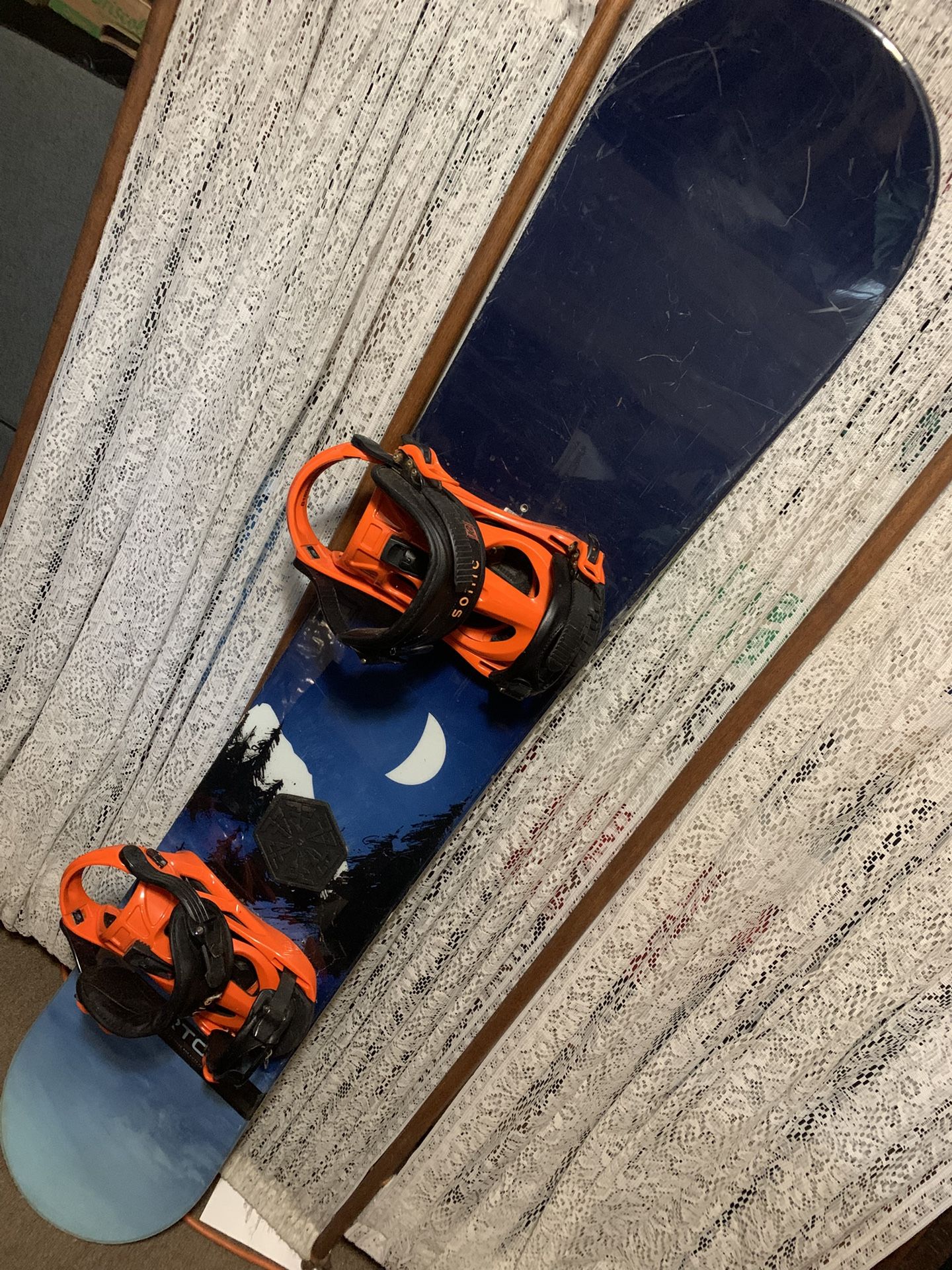 Snowboard With Bindings