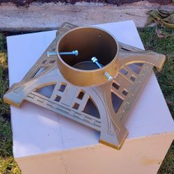 Heirloom Cast Iron Christmas Tree Stand Vintage John Wright  14" Heavy