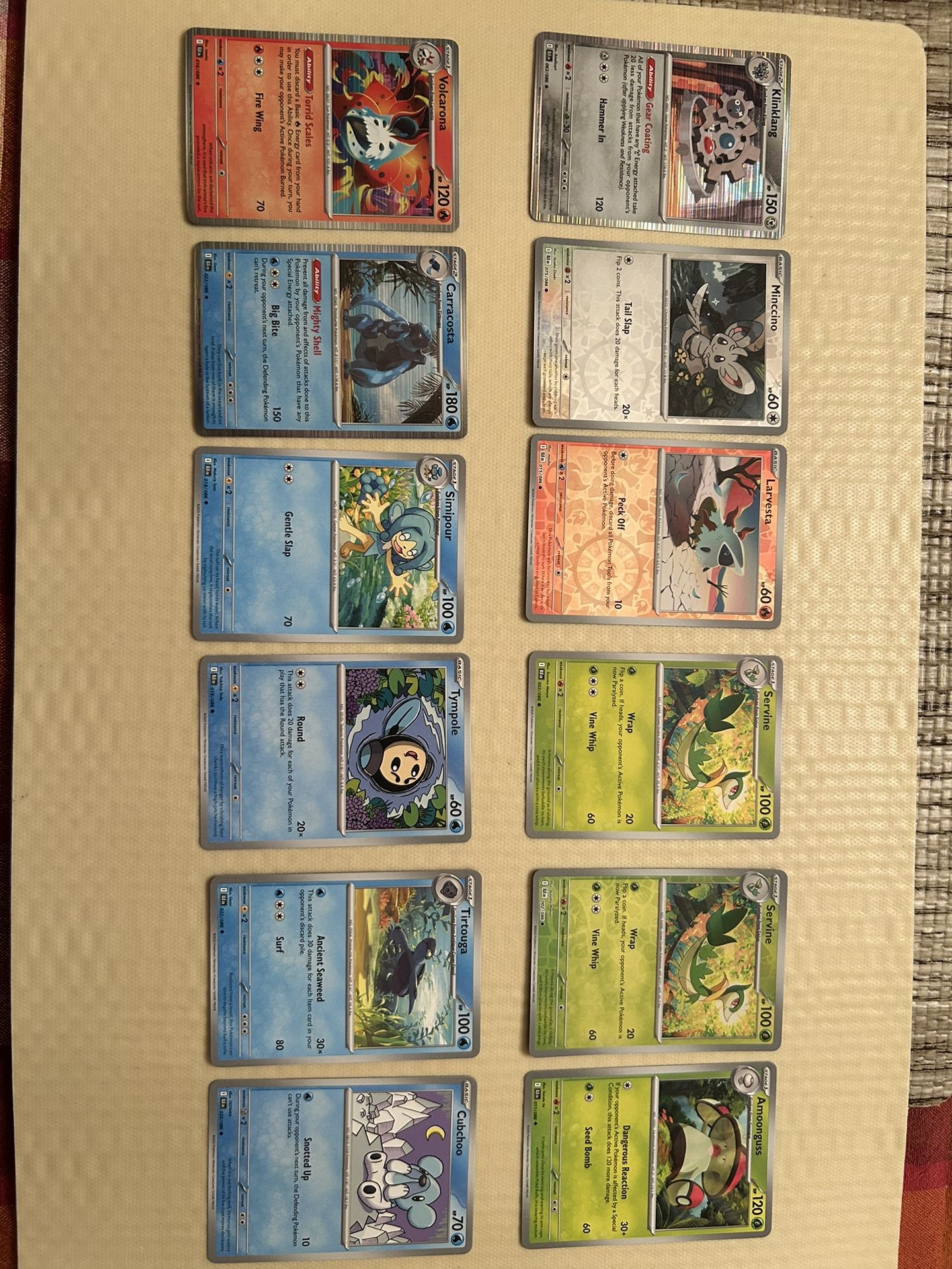 Pokemon Black Bolt Misc. Lot #1