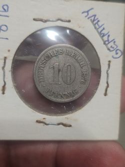 1876 German Deutsches Reich 10 Pfenning 