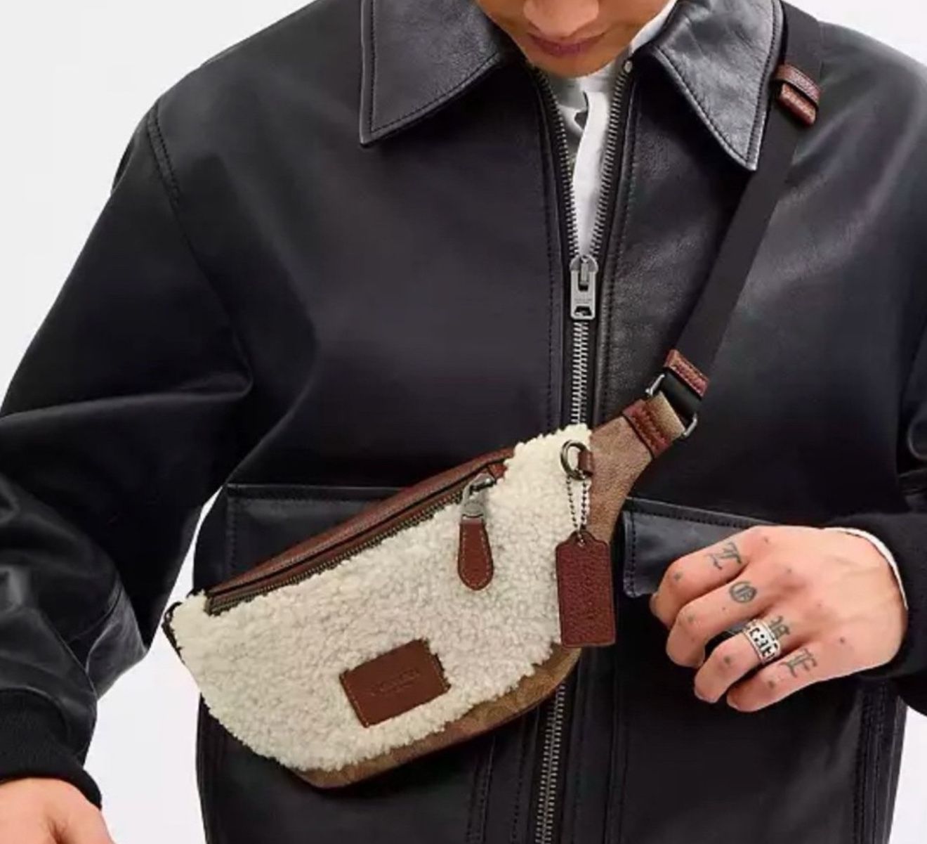 Coach Bad Funny Pack Leather New 