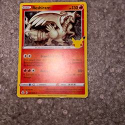 Reshiram Card