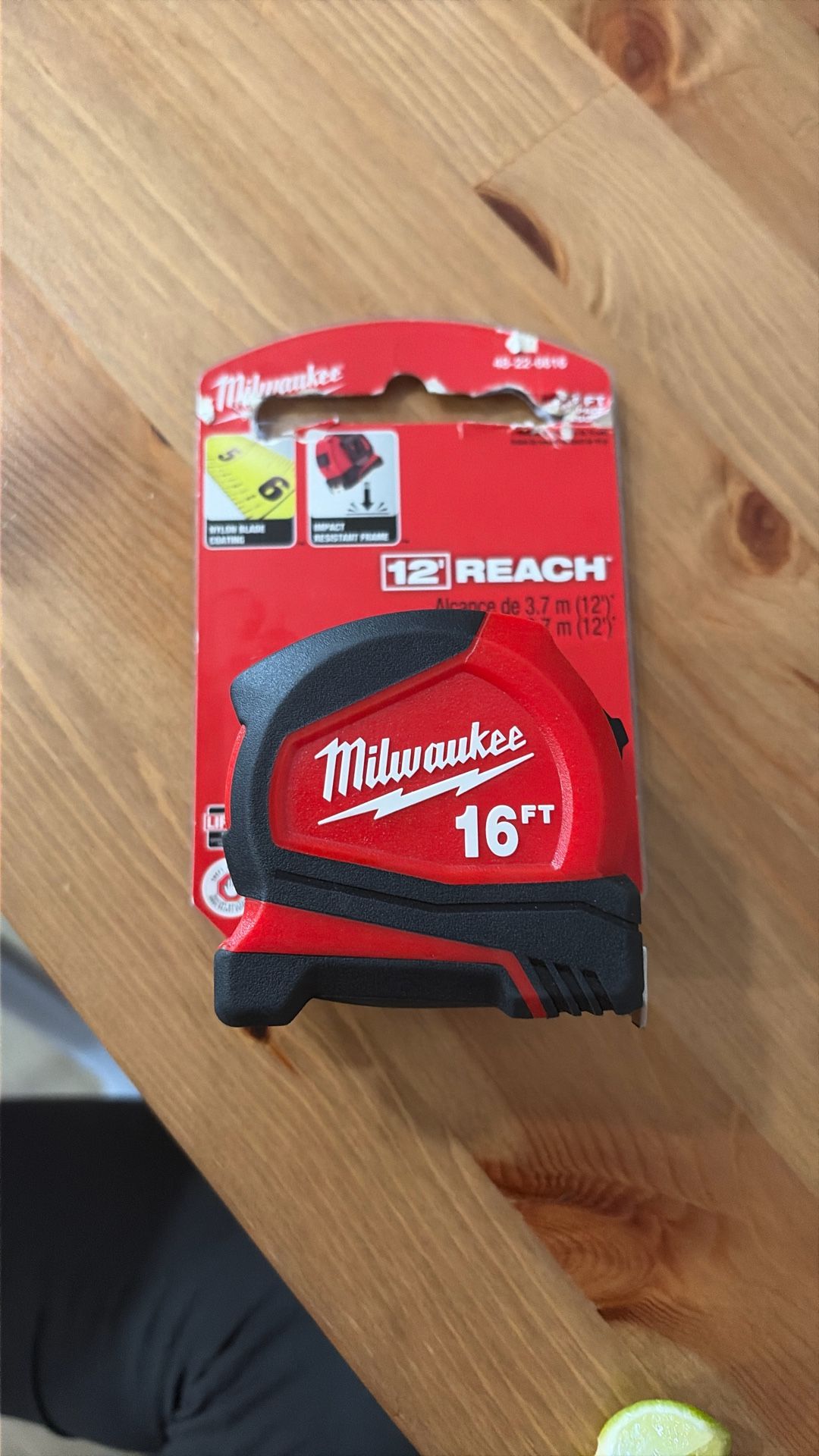 16ft Milwaukee tape Measure 