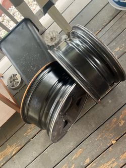 Steel Wheel Rims Set of Two