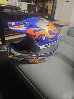 Kids moto helmet