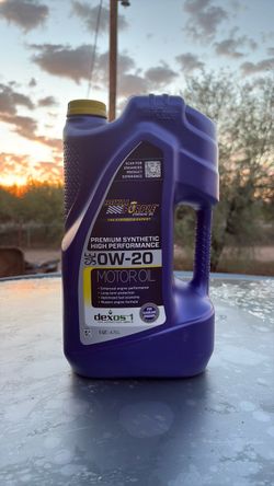 Royal Purple 0W-20 Synthetic Motor Oil 5 Qt