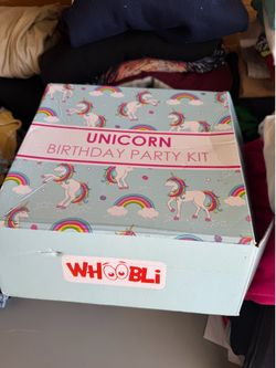 Whoobli Unicorn Birthday Party Kit